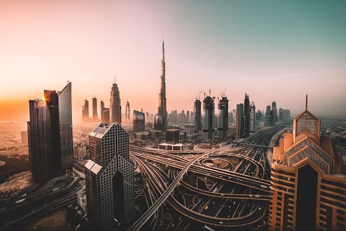 Coastal city view