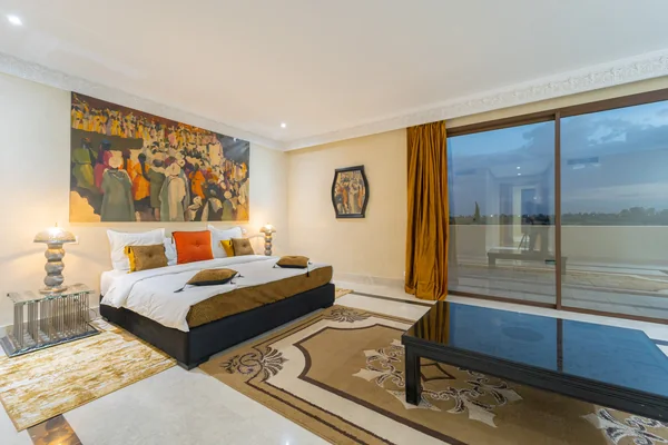Mirana Palace bedroom with mountain view