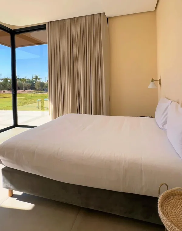 Villa Helena bedroom opening onto the garden